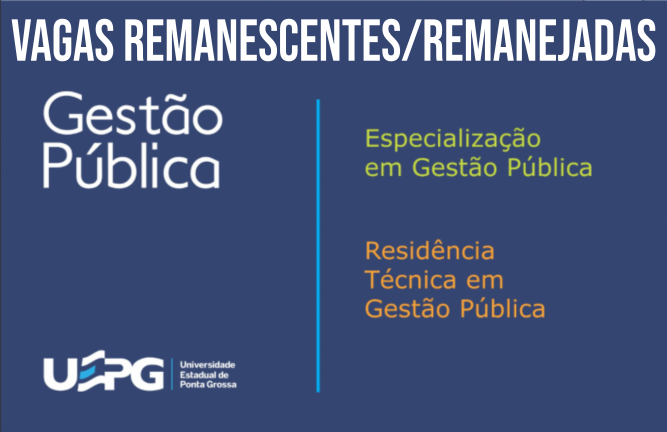 VAGAS REMANESCENTES/REMANEJADAS - RESTEC GP 4ª ED